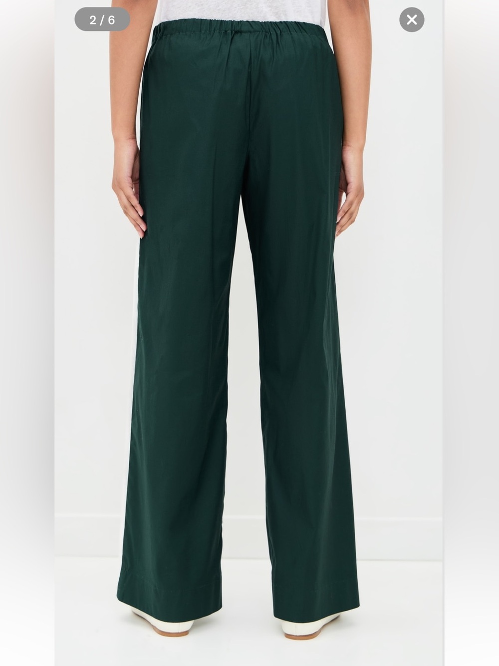 REFORMATION Julien Poplin Pants - Picture 2 of 7